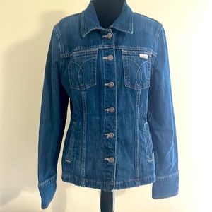 Calvin Klein Jean jacket size XL. Great details